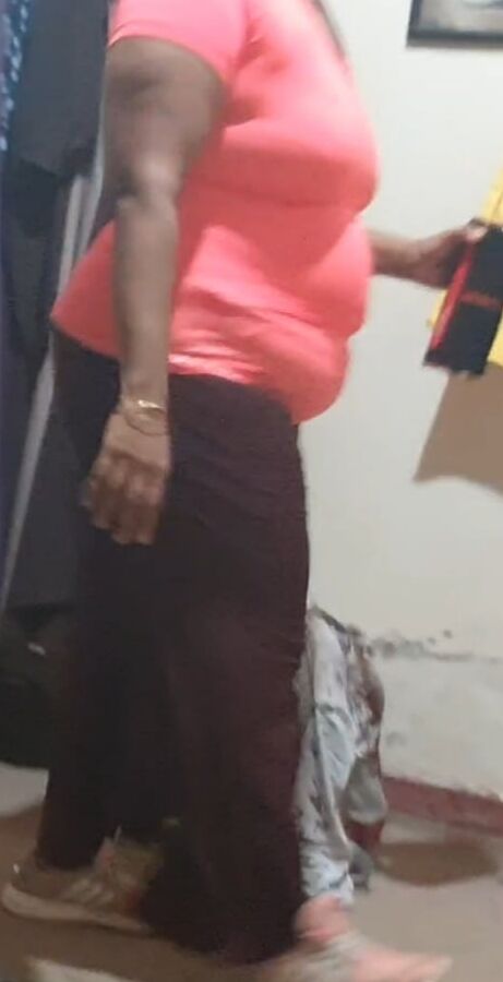 My sexy mom exercising