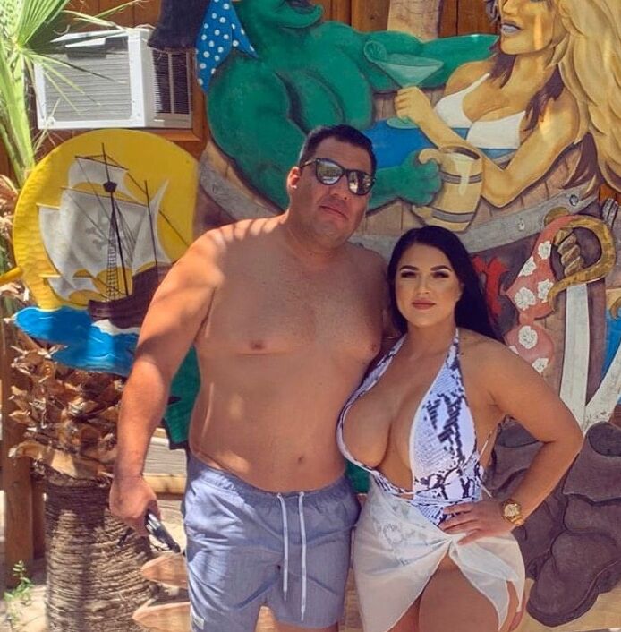latino hotwife exposed on public beach