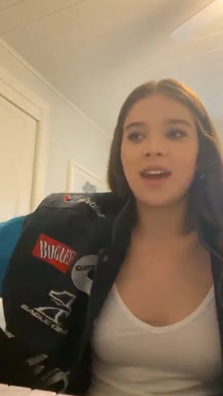 Sexy Hailee - Braless and see-thru top
