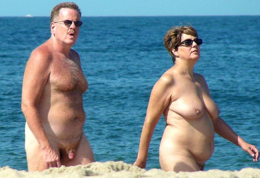 small vs. busty nudists