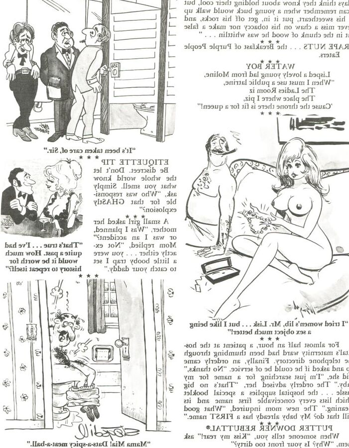 Vintage Magazine Sex to Sexty comedy