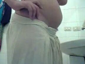 Paki babe nude washroom
