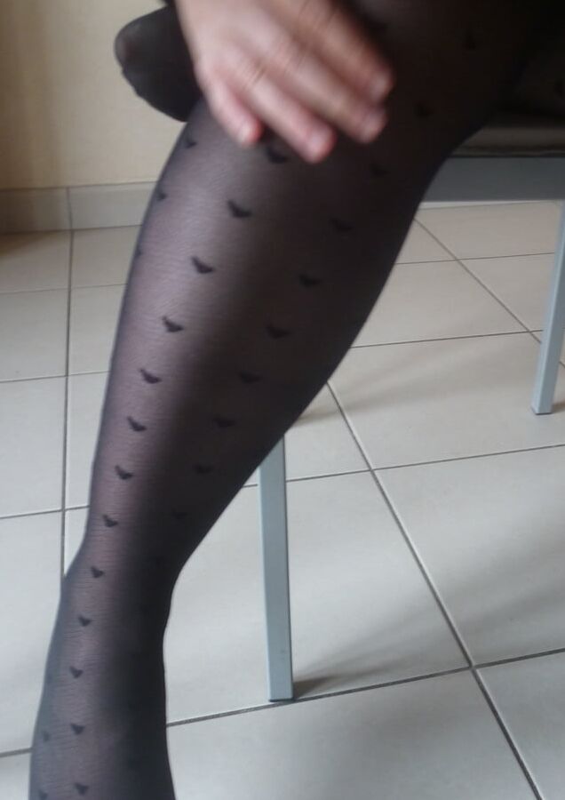 collants a coeurs pour footjob