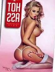bare buttocks (thong)