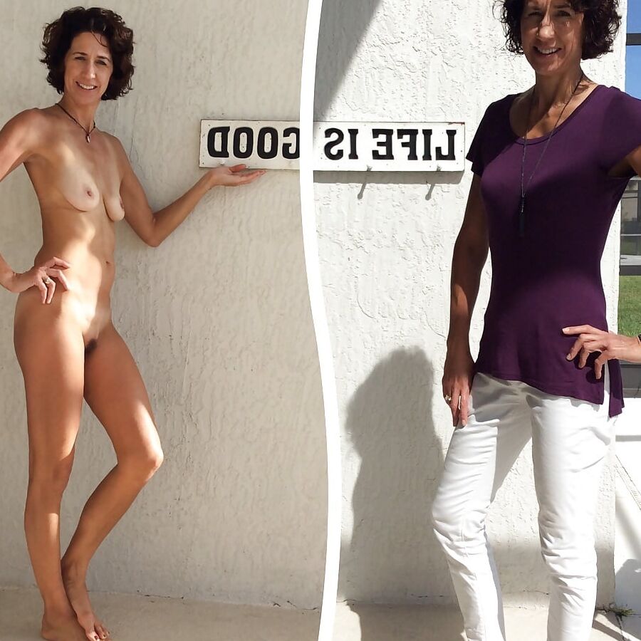 Mature wives dressed then exposed for all