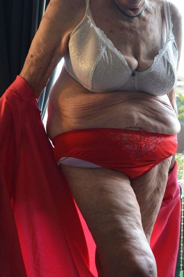 My Granny And Her Full Hot Red Panties