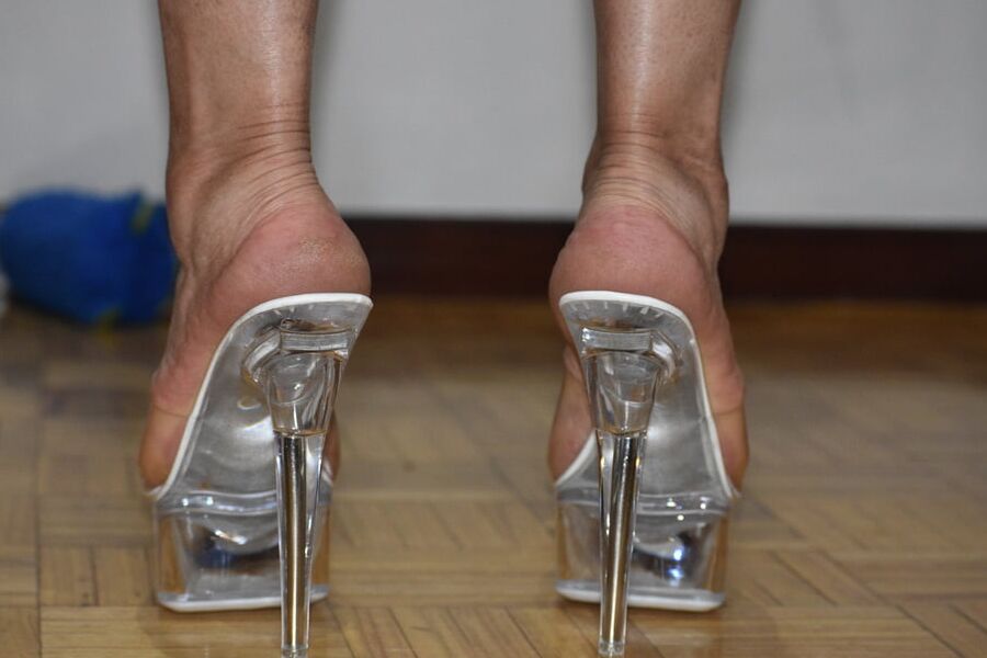 WIFE CLEAR HEELS...