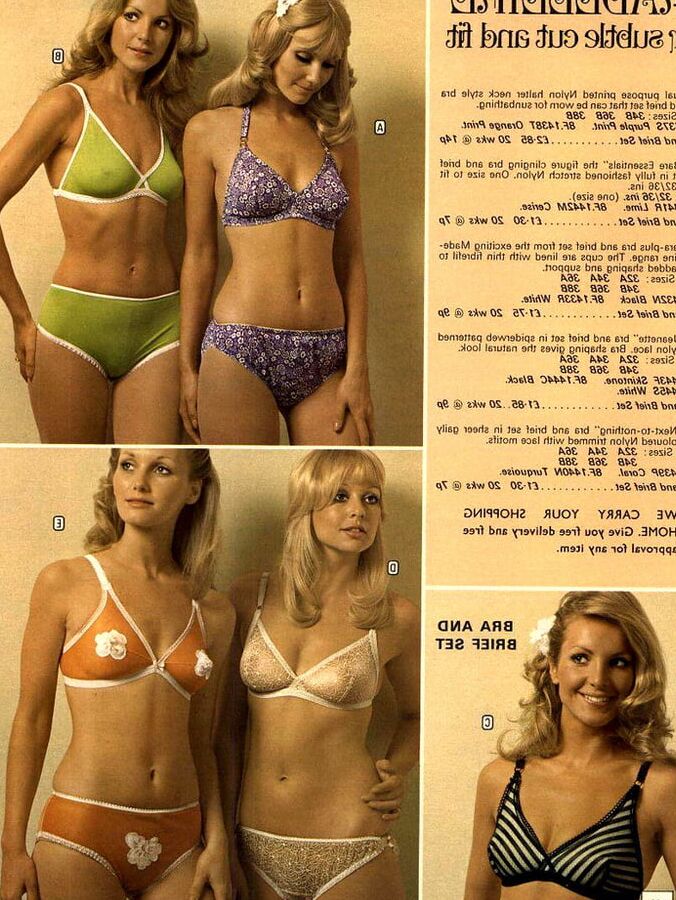 Some Lovely Vintage Underwear and Lingerie Models