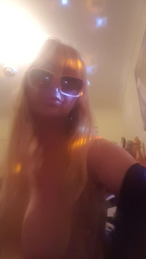 Horny blond