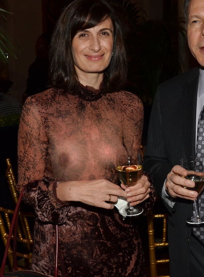 Classy women wering see through dresses