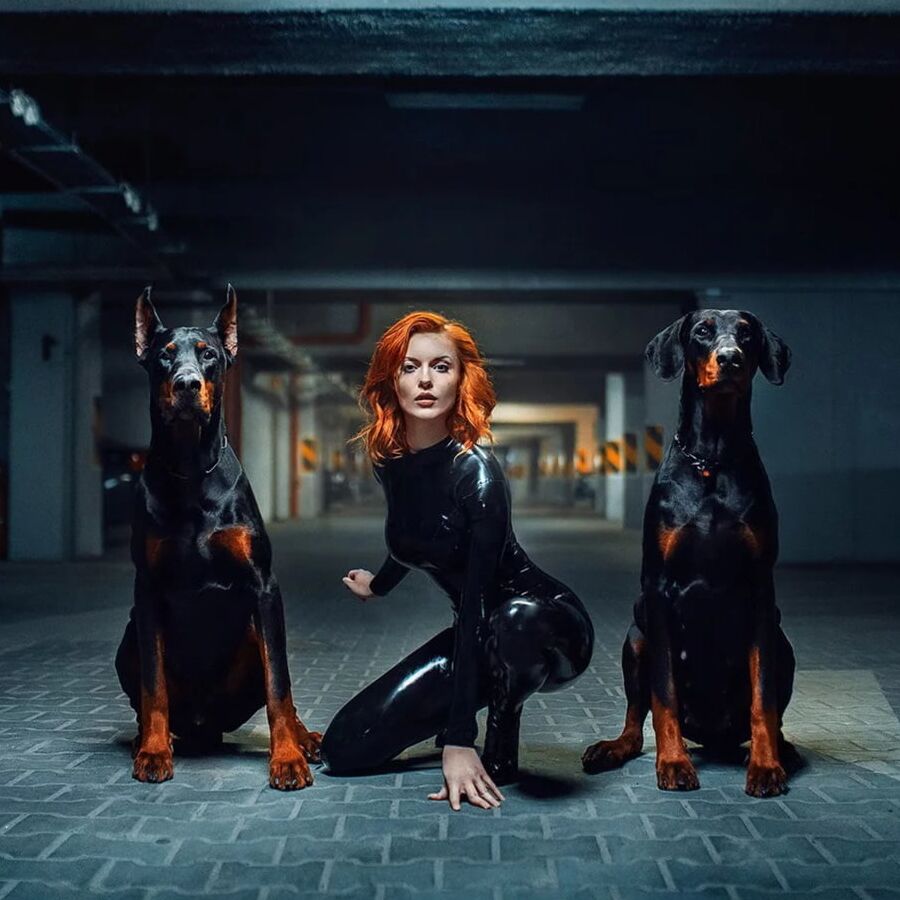 Redheads in Leather and Latex