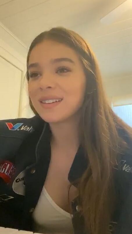 Sexy Hailee - Braless and see-thru top
