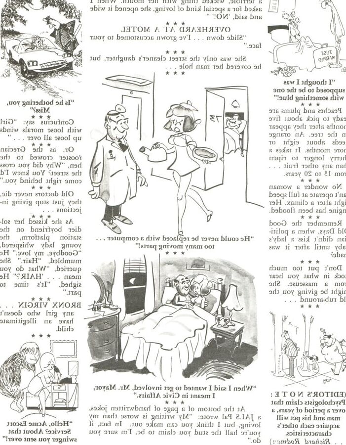 Vintage Magazine Sex to Sexty comedy