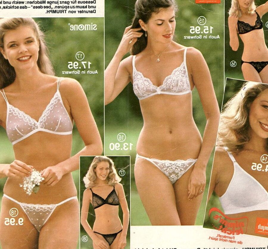 Some Lovely Vintage Underwear and Lingerie Models