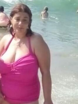Real granny Housewife by the sea