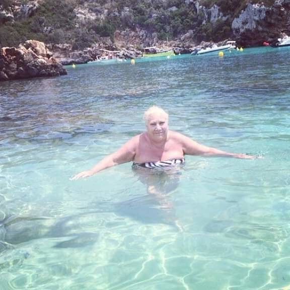 Real granny Housewife by the sea