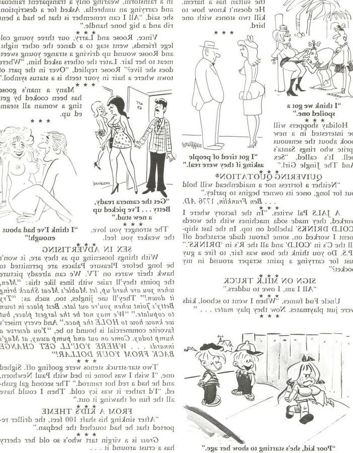 Vintage Magazine Sex to Sexty comedy