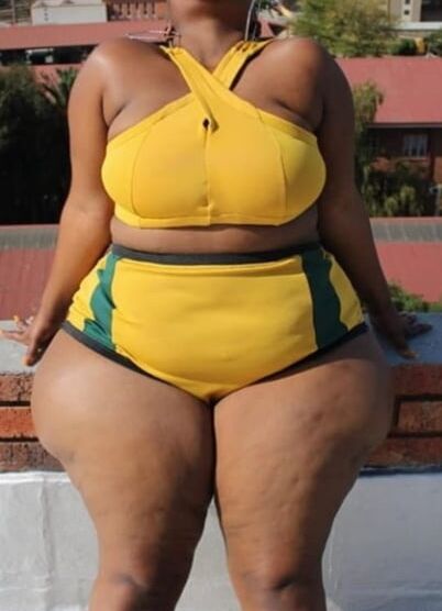 Chunky xtra wide huge hip bbw pear Vanessa
