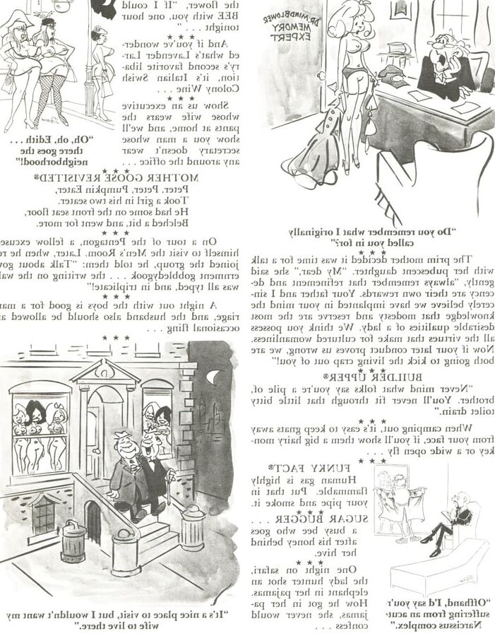 Vintage Magazine Sex to Sexty comedy