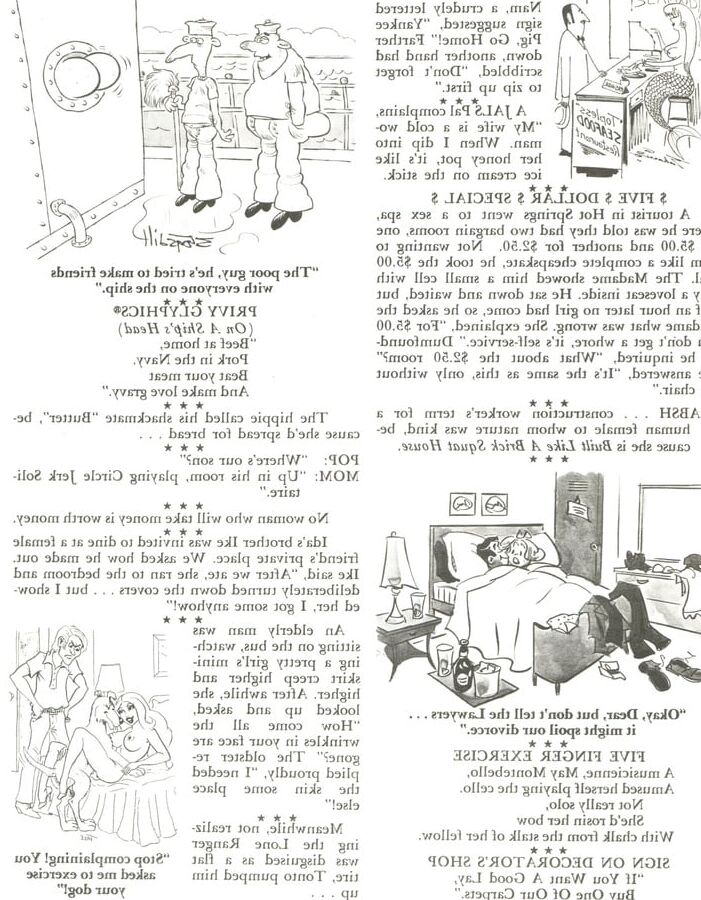Vintage Magazine Sex to Sexty comedy