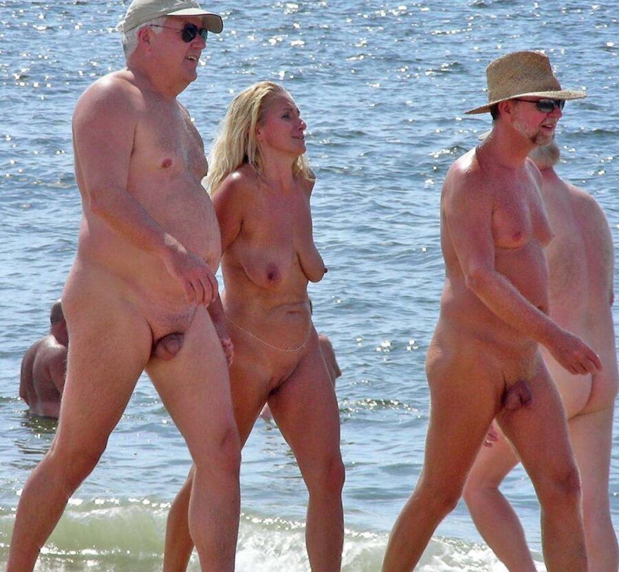 small vs. busty nudists