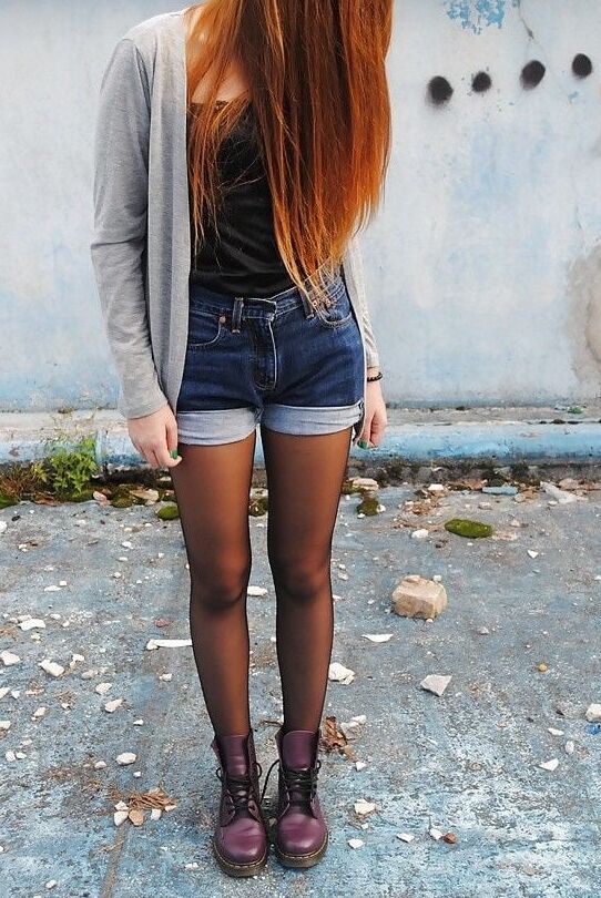Pantyhose &amp; shorts