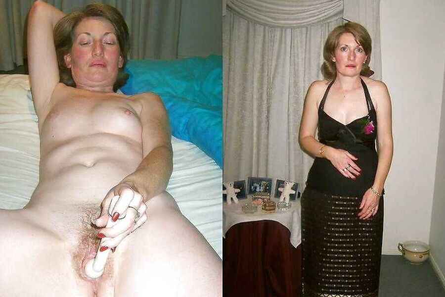 Mature wives dressed then exposed for all