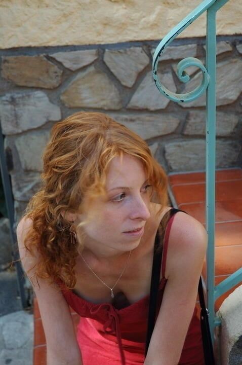 Maia, pretty and hot readhead cock sucking milf
