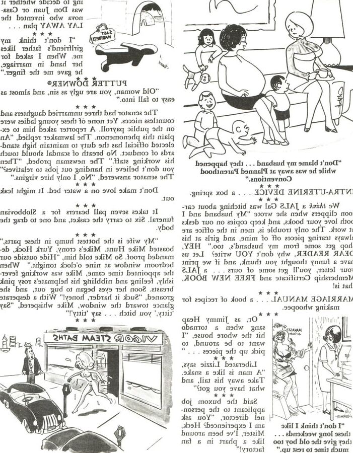 Vintage Magazine Sex to Sexty comedy