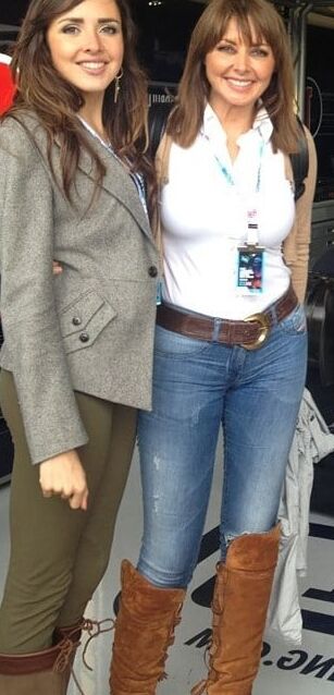 Carol Vorderman wearing Boots no.