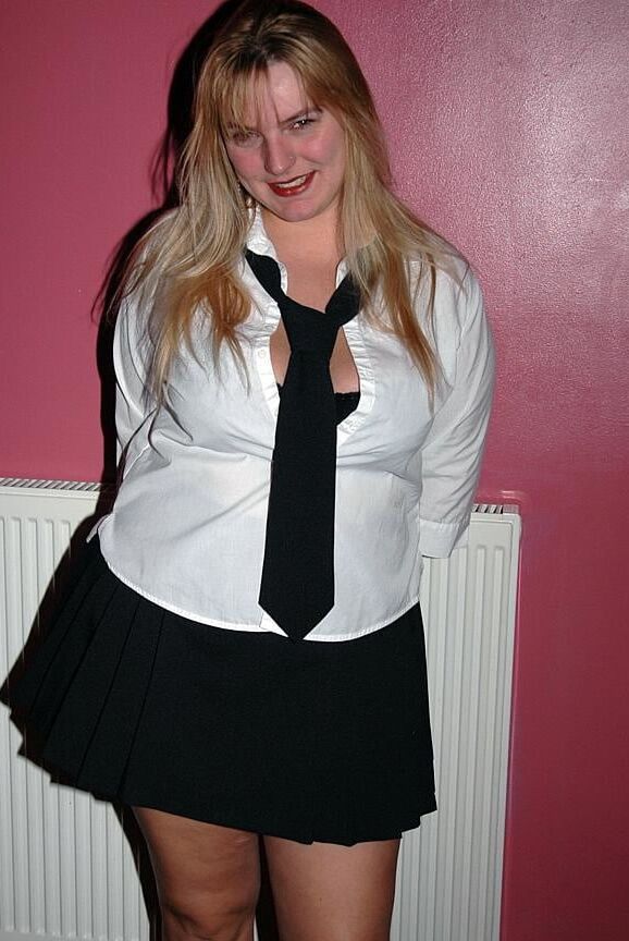 + in school uniform