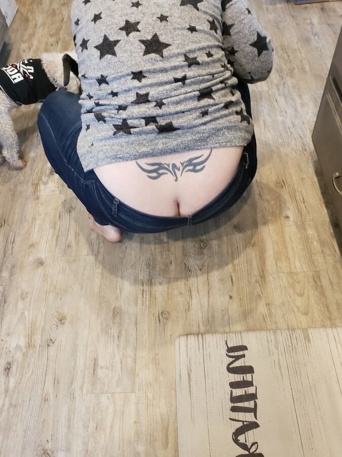 Chubby slut exposed