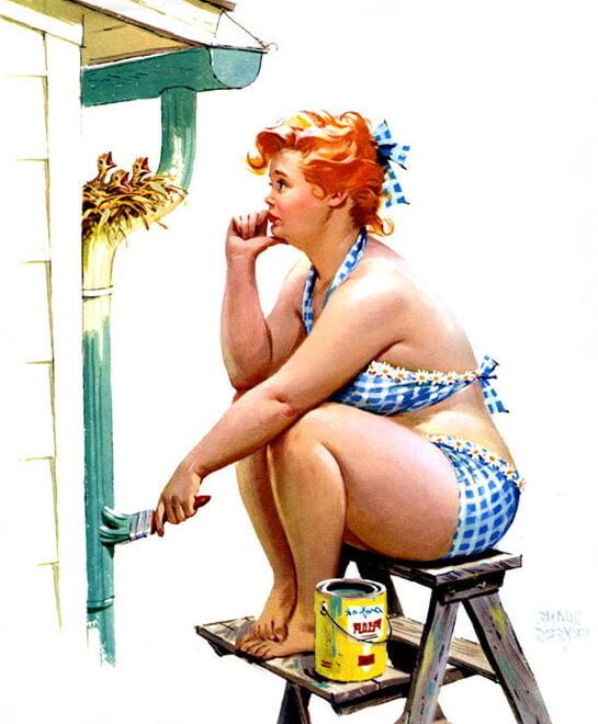 Plus-Size Pin-Up Hilda