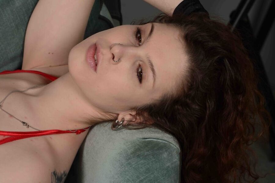 Sara Indeep in Sexy red lingerie