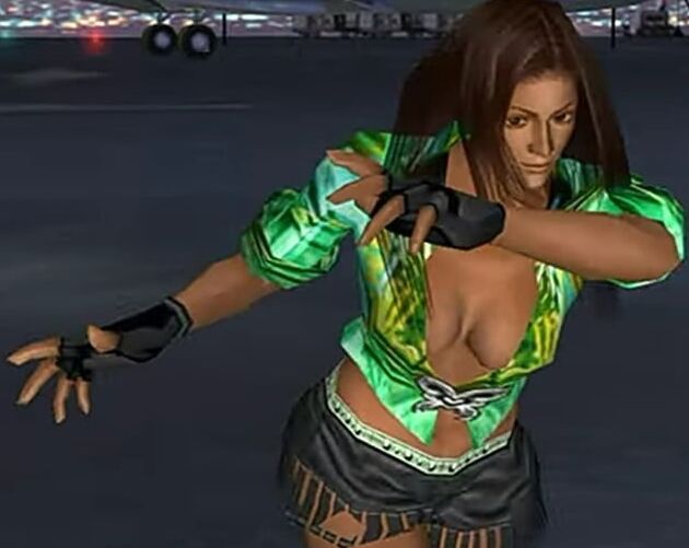 Christie Monteiro Fighting Video Game Character