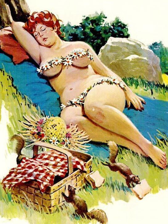 Plus-Size Pin-Up Hilda