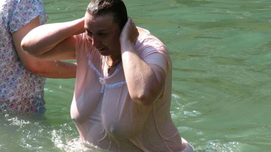 Baden im Fluss