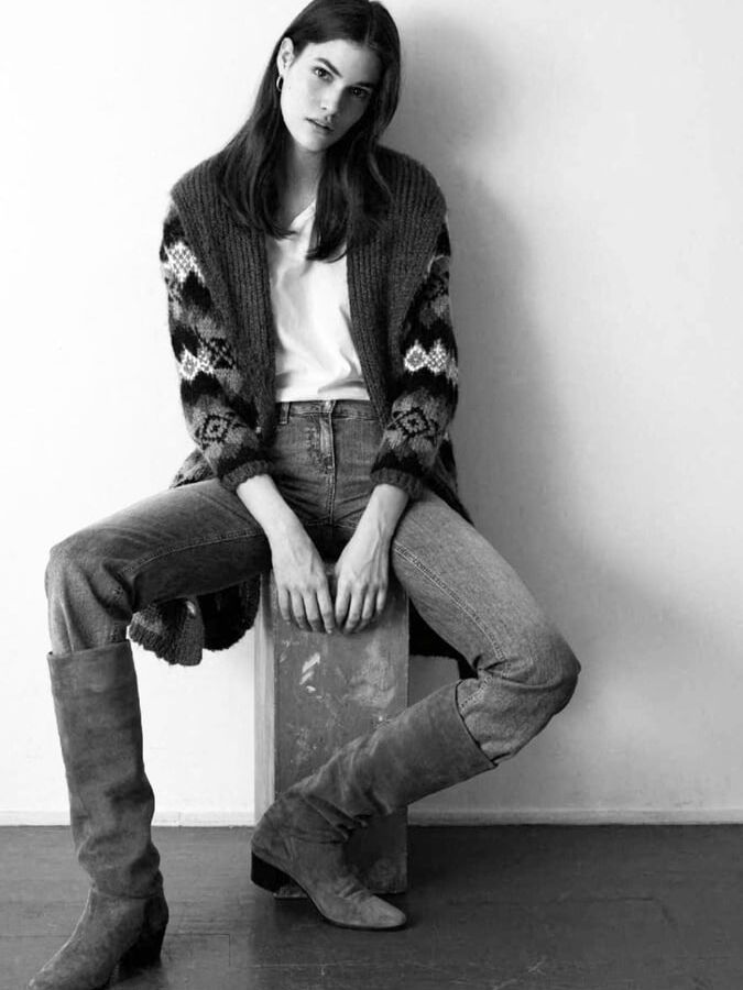 Blue jeans and boots