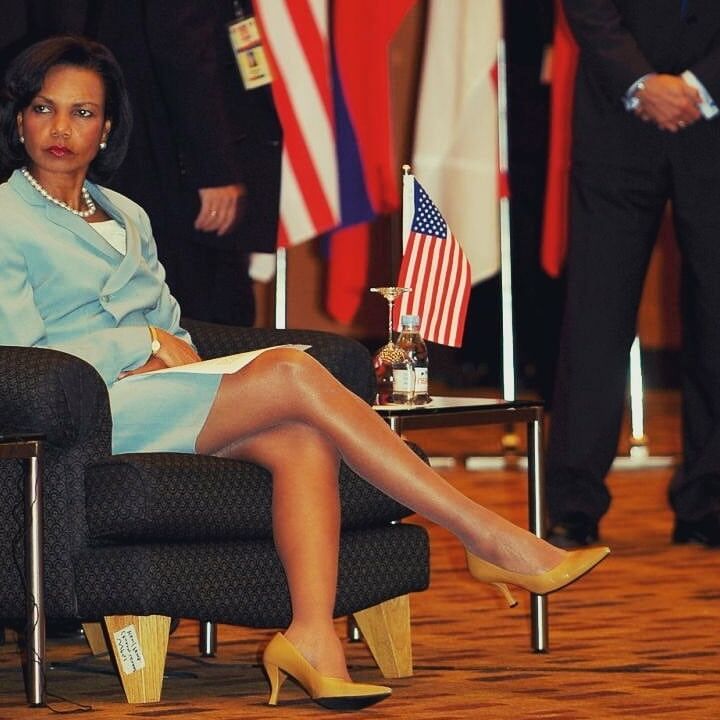 US Mature Politician Condoleezza Rice