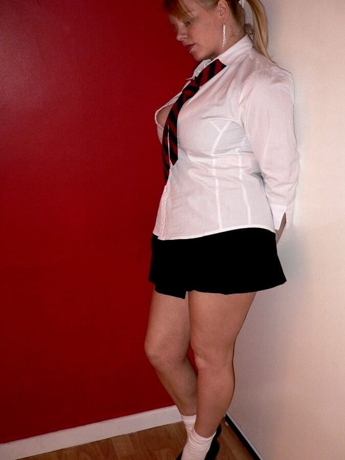 + in school uniform