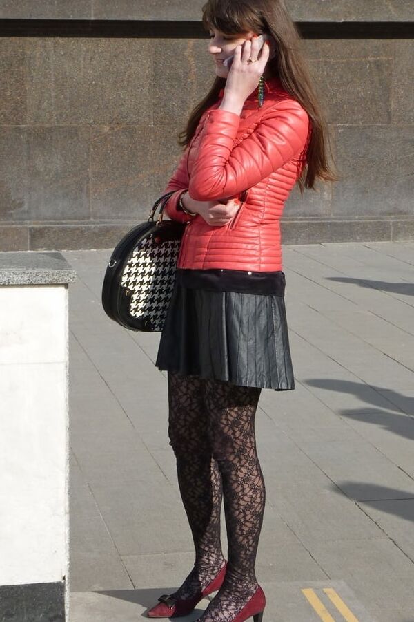 Street Pantyhose from Russia