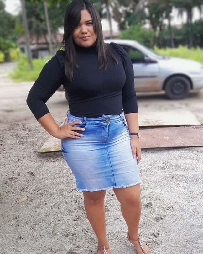 Mini jeans skirts