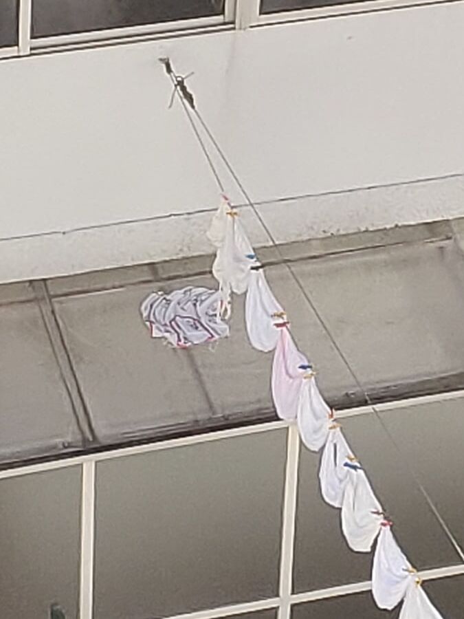 O arame da vizinha