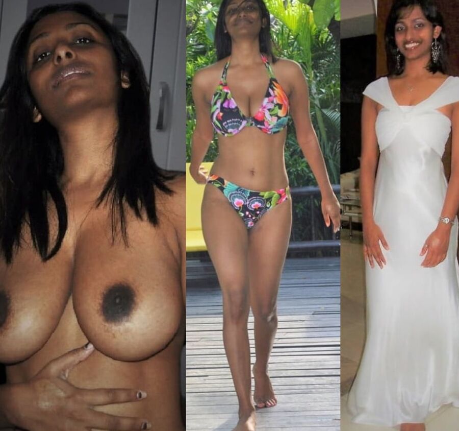 Dressed - Undressed Nice Dark Tits