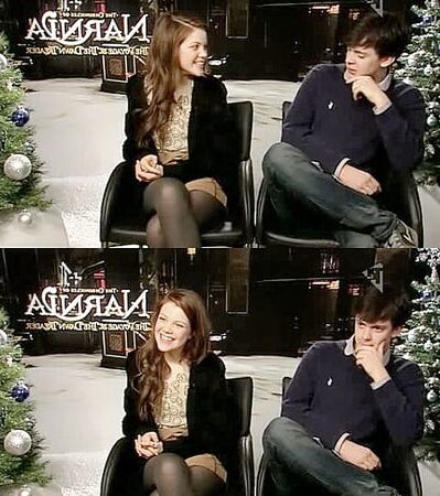 Georgie Henley &amp; Anna Popplewell
