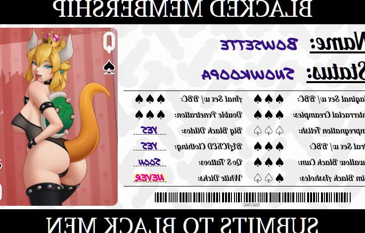 Blacked Bowsette