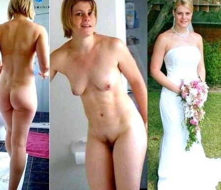 Brides dressed undressed