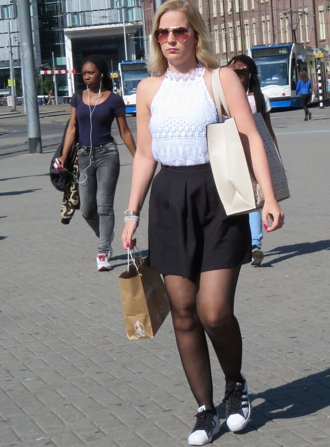 Street Pantyhose from Holland