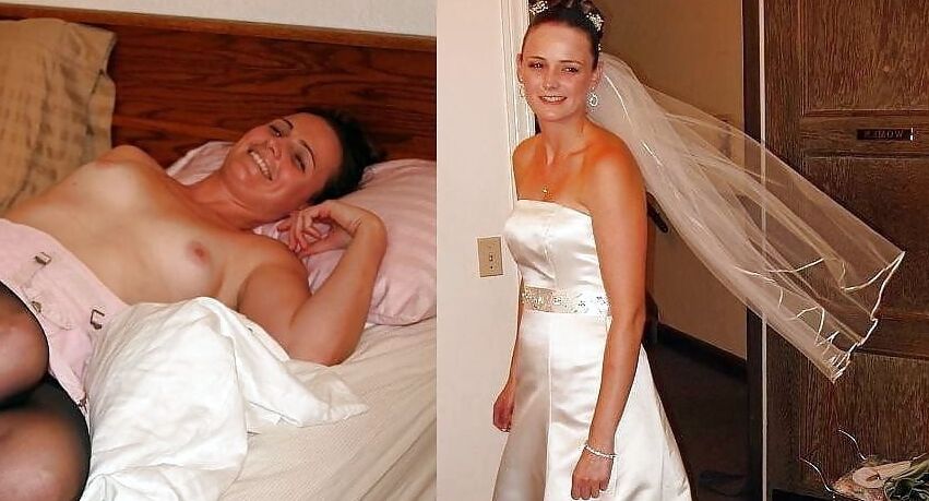 Brides dressed undressed