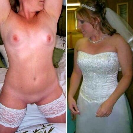 Brides dressed undressed